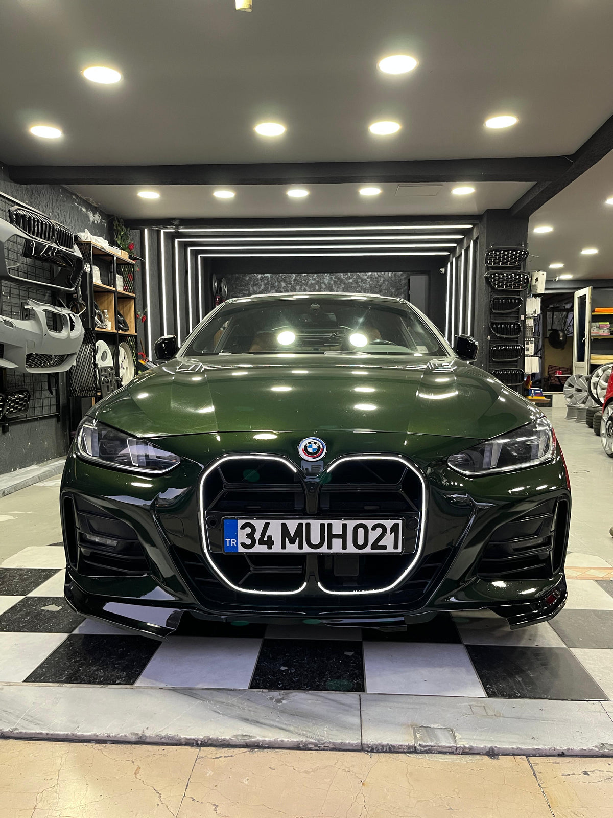 BMW 430i G22 G23 M4 CSL Style LED aydınlatmalı ön panjur