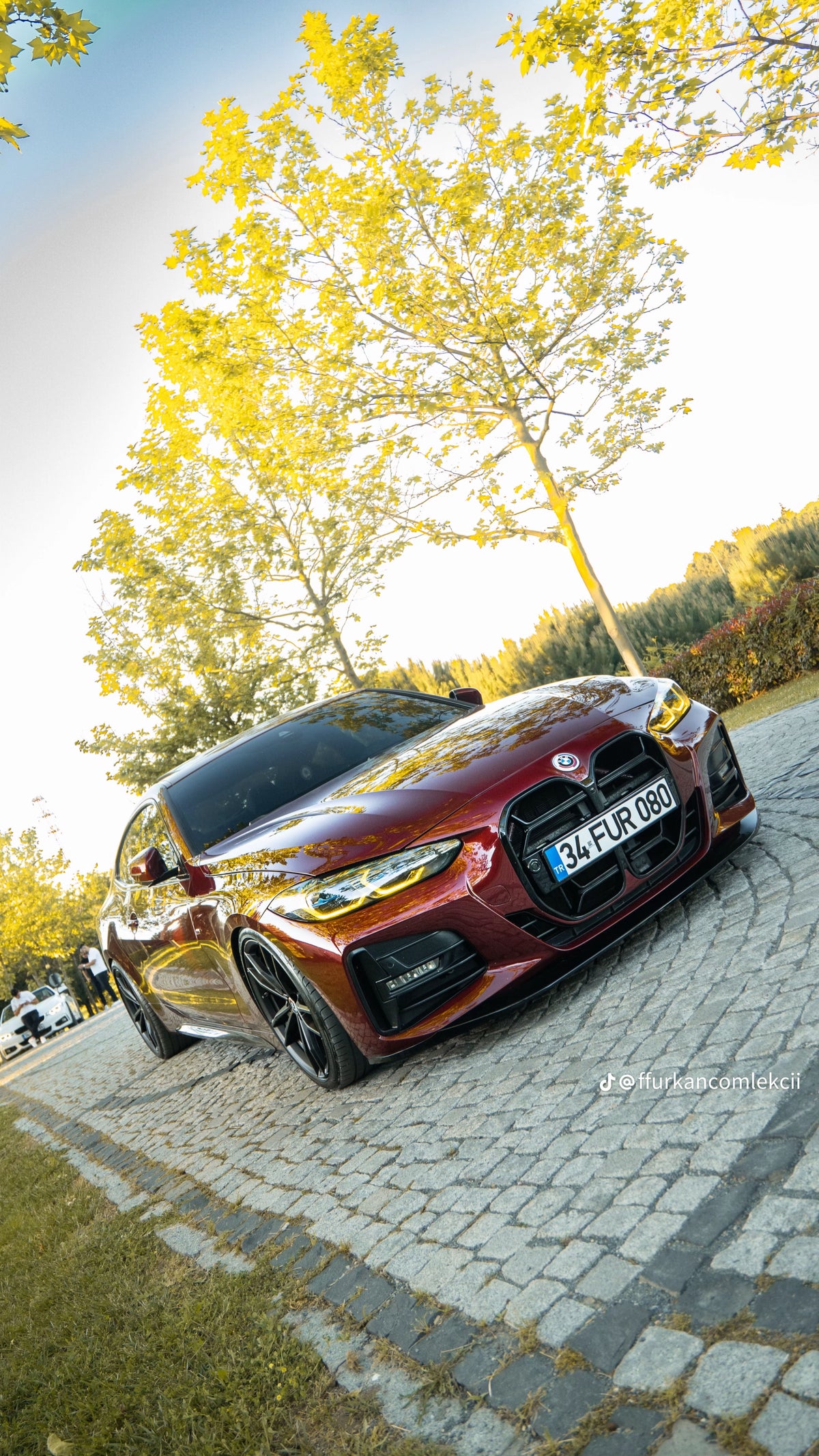 BMW G23 Cabrio 2020+ M4 CSL tasarım parlak siyah ön panjur