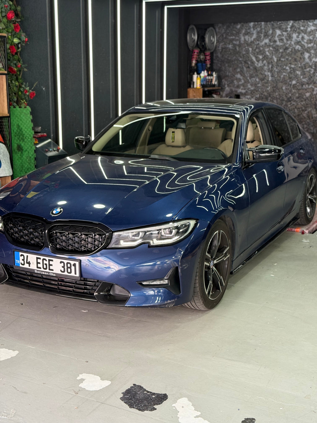 BMW 3 Serisi G20 2018-2022 M340i Diamond Parlak Siyah Ön Panjur
