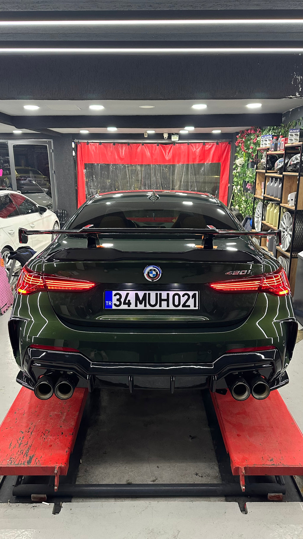 BMW G22 G26 G20 G80 G82 Uyumlu M Performance Style Parlak Siyah Kanat Spoyler (Delme Gerekmez.)