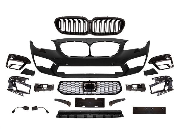 Komple Tampon F10+LCI Ön; [DÖNÜŞÜM: F90 M5] F.Yı k-lı , AACli Araç, Panjurlu (Far Değ iş mez) -///M5- 2010-16