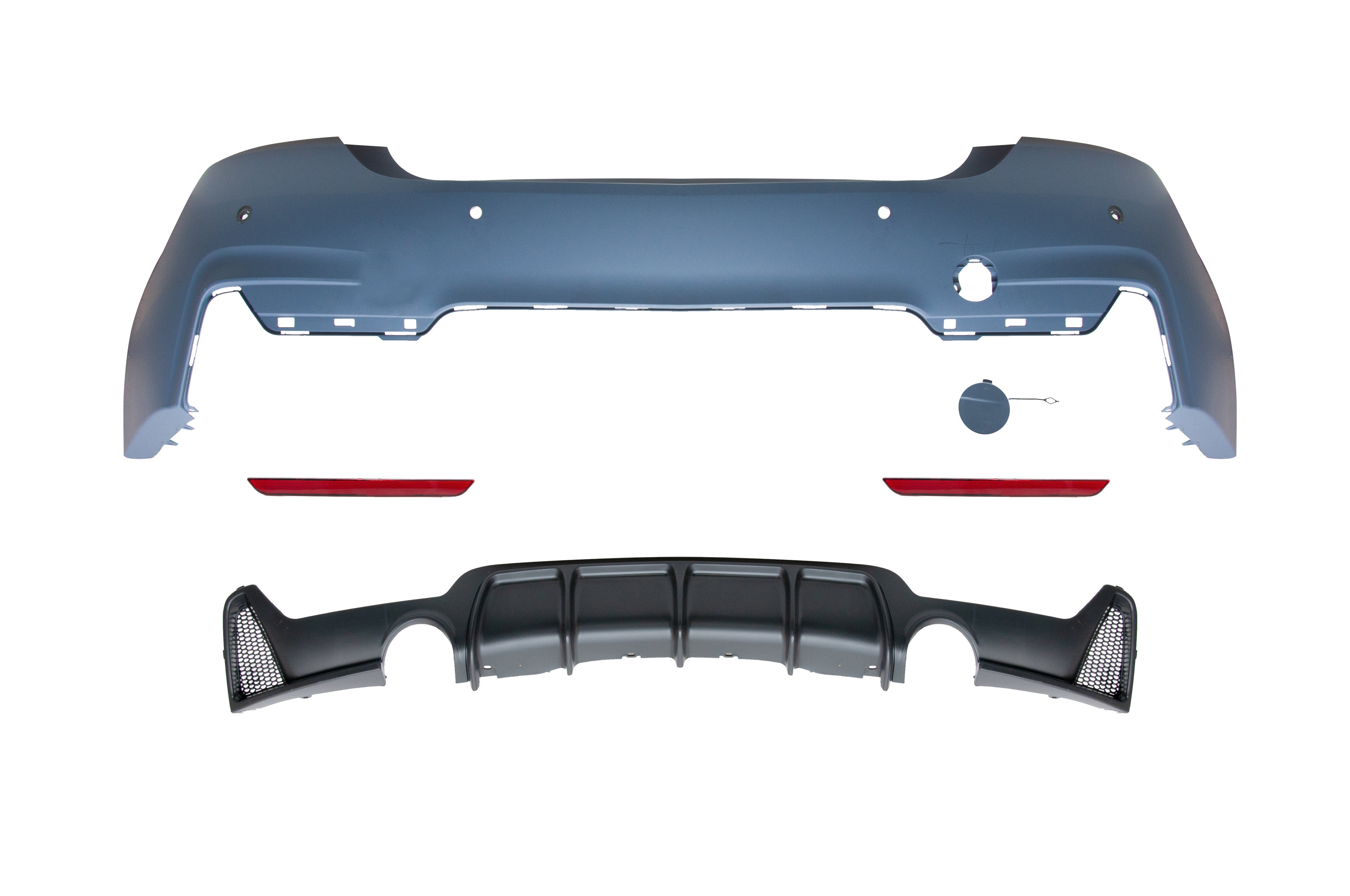 Komple Tampon F32+LCI F36+LCI Arka; PDC'li, <O-O> Egz.Çı kı ş lı -M-Tech- 2013-20