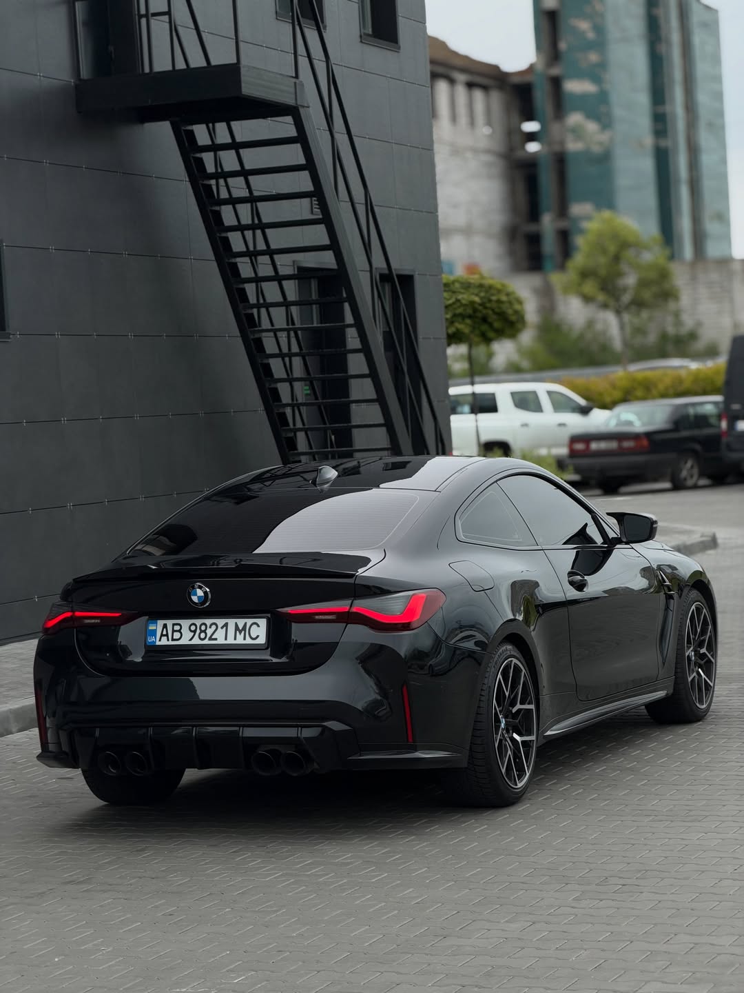 BMW 4 Serisi G22 G23 G82 M4 Parlak Siyah Egzoz Ucu