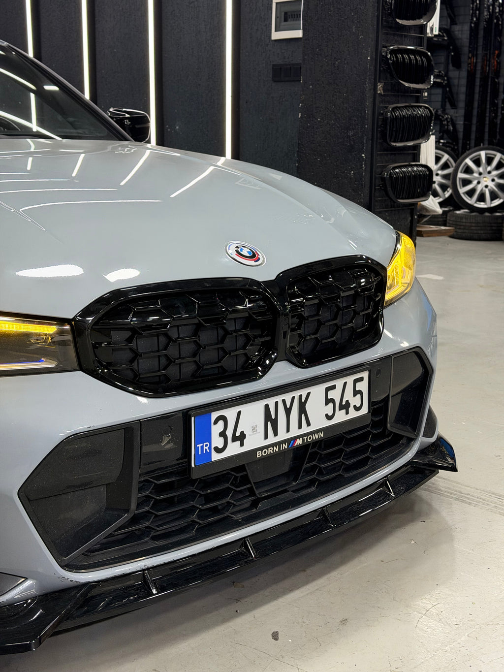 BMW 3 Serisi G20 LCI 3 Parça DK Tasarım Ön Tampon Eki (Lip)