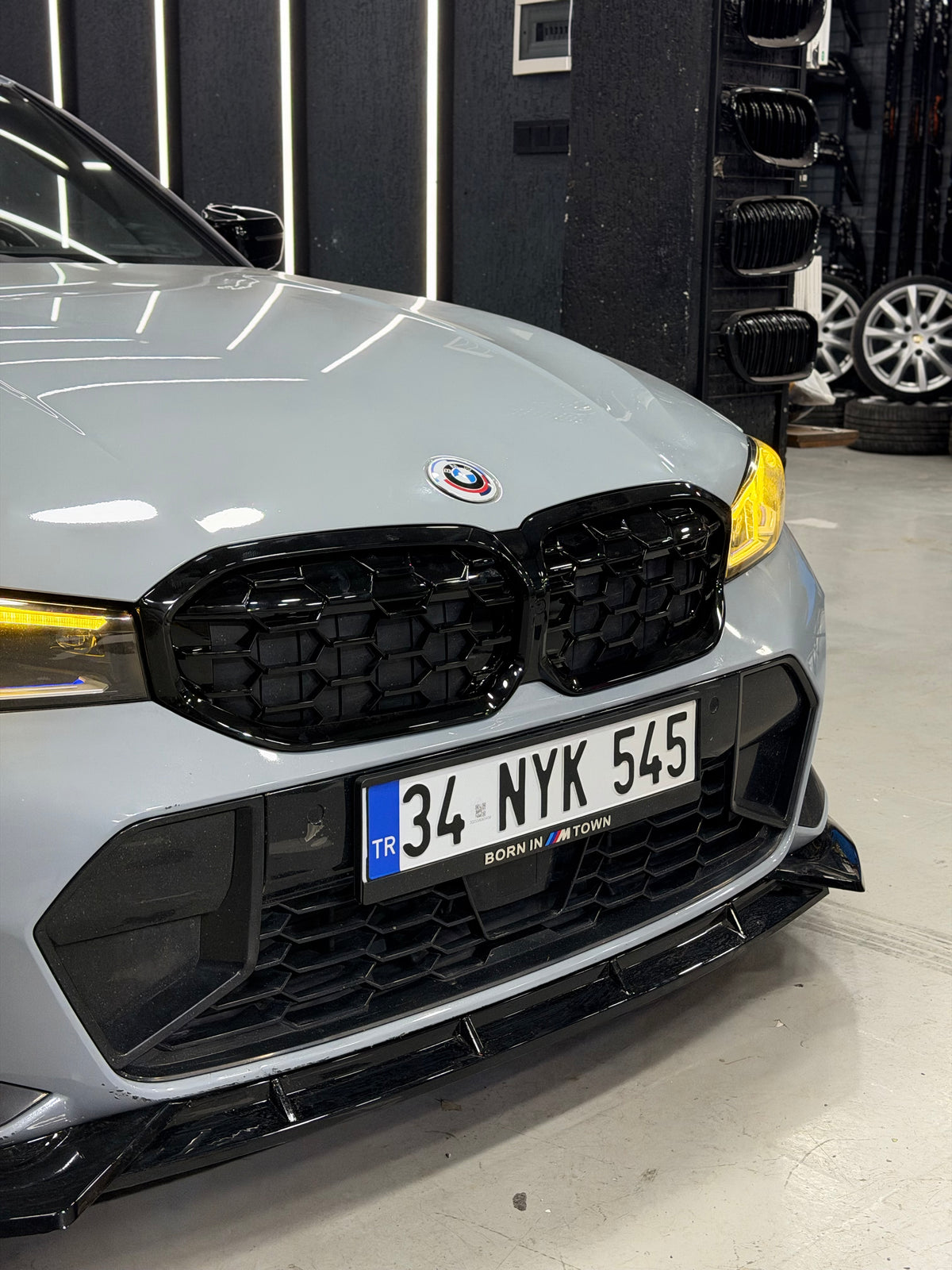 BMW 3 Serisi G20 LCI 3 Parça DK Tasarım Ön Tampon Eki (Lip)