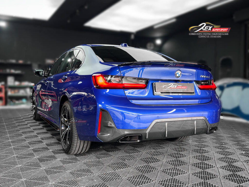 BMW G20 LCI 2022+ M340i Antrasit Arka Difüzör