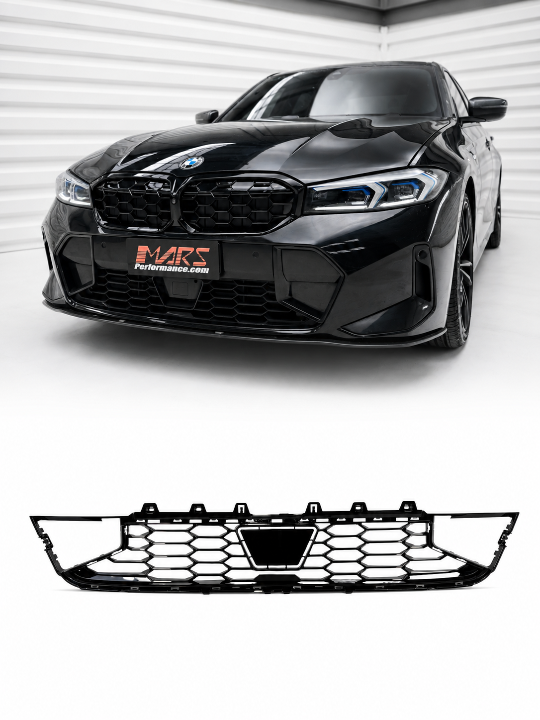 BMW 3 Serisi G20 LCI 2022-2026 ACC Uyumlu Alt Orta Izgara Panjur