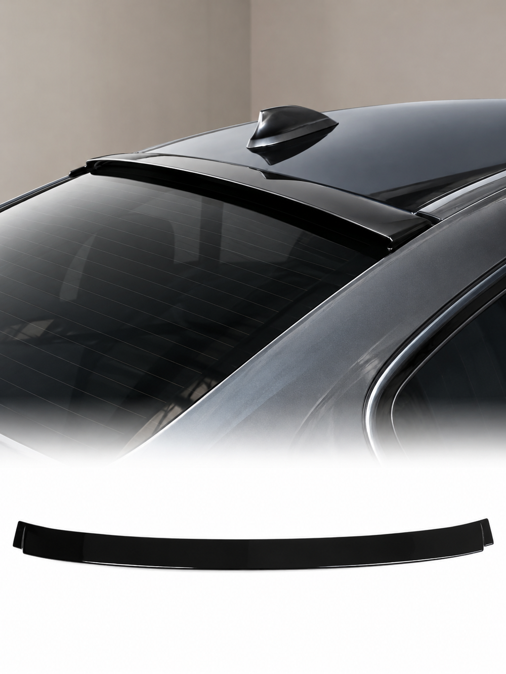 BMW 5 Serisi G30 2017-2023 Cam Üstü Spoyler - Parlak Siyah