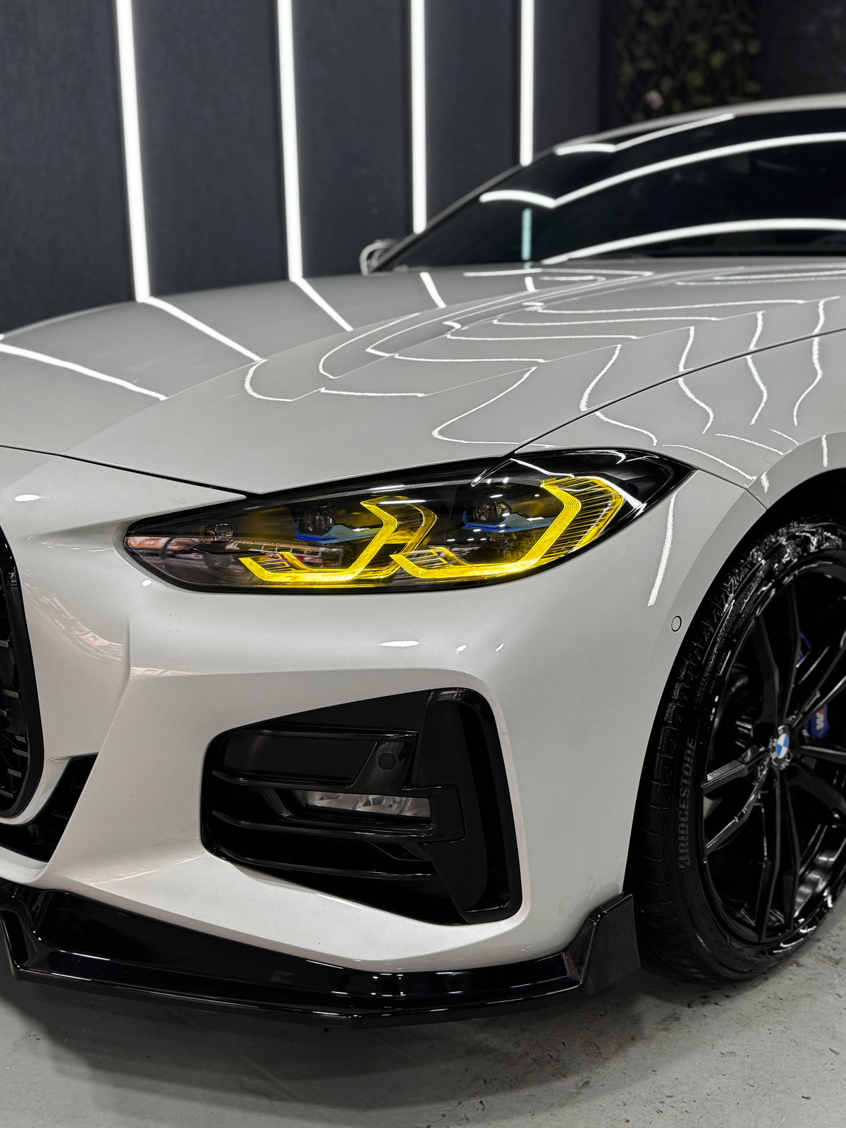 BMW Lazer far CSL Yellow DRL modülü G22 G23 G26 i4 2020+