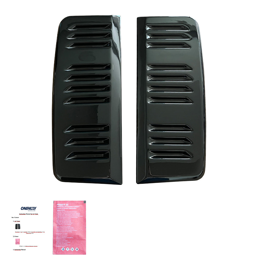 Hava Kanalı Uyumlu VW VOLKSWAGEN Transporter T5.1 / T6 / T6.1 2010-2023 v2 (Gloss Siyah)