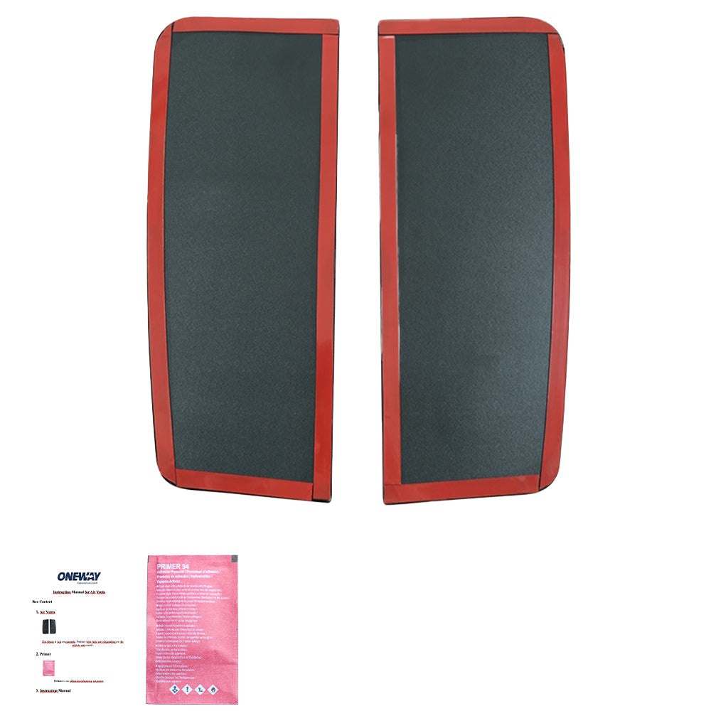 Hava Kanalı Uyumlu VW VOLKSWAGEN Transporter T5.1 / T6 / T6.1 2010-2023 v2 (Gloss Siyah)