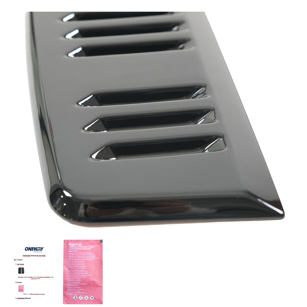 Hava Kanalı Uyumlu VW VOLKSWAGEN Transporter T5.1 / T6 / T6.1 2010-2023 v2 (Gloss Siyah)