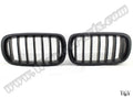 BMW X5 F15 / X6 F16 2014-2018 Uyumlu Mat Siyah Ön Panjur Seti