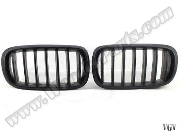 BMW X5 F15 / X6 F16 2014-2018 Uyumlu Mat Siyah Ön Panjur Seti