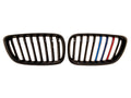BMW 2 Serisi F22 ve F22 LCI 2014-2017 Uyumlu Piano Siyah M Renkli Ön Panjur Seti