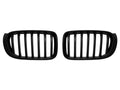 BMW X3 F25 / X4 F26 2014-2018 Uyumlu Mat Siyah Ön Panjur Seti