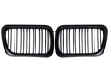BMW 3 Serisi E36 1997-1999 Uyumlu Mat Siyah, Çift Çıtalı Ön Panjur Seti