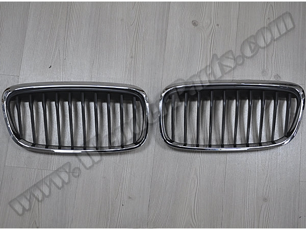 BMW 2 Serisi Active Tourer F45 2014-2017 Uyumlu Krom/Siyah, Sport Style Ön Panjur Seti