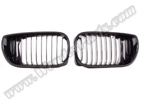 BMW 3 Serisi E46 2002-2005 Uyumlu Piano Siyah, Sedan Ön Panjur Seti