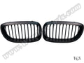 BMW 3 Serisi E46 2003-2006 Uyumlu Mat Siyah, Coupe Ön Panjur Seti