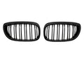 BMW 3 Serisi E46 2003-2006 Uyumlu Mat Siyah, Çift Çıtalı, Coupe Ön Panjur Seti