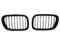 BMW X5 E53 2000-2003 Uyumlu Piano Siyah M Renkli Ön Panjur Seti