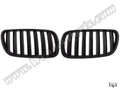 BMW X3 E83 LCI 2007-2010 Uyumlu Mat Siyah Ön Panjur Seti