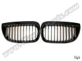 BMW 1 Serisi E87 2004-2007 Uyumlu Piano Siyah, Sport Style Ön Panjur Seti