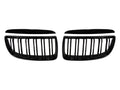 BMW 3 Serisi E90 2005-2008 Uyumlu Piano Siyah, Çift Çıtalı Ön Panjur Seti