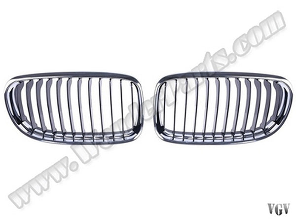 BMW 3 Serisi E92 LCI 2010-2013 Uyumlu Krom/Siyah Ön Panjur Seti