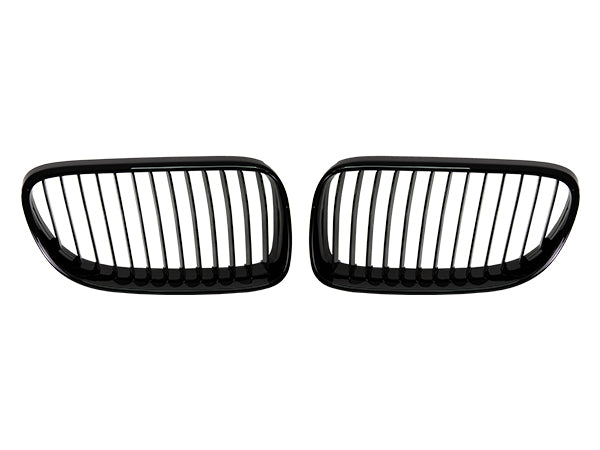 BMW 3 Serisi E92 LCI 2010-2013 Uyumlu Piano Siyah Ön Panjur Seti