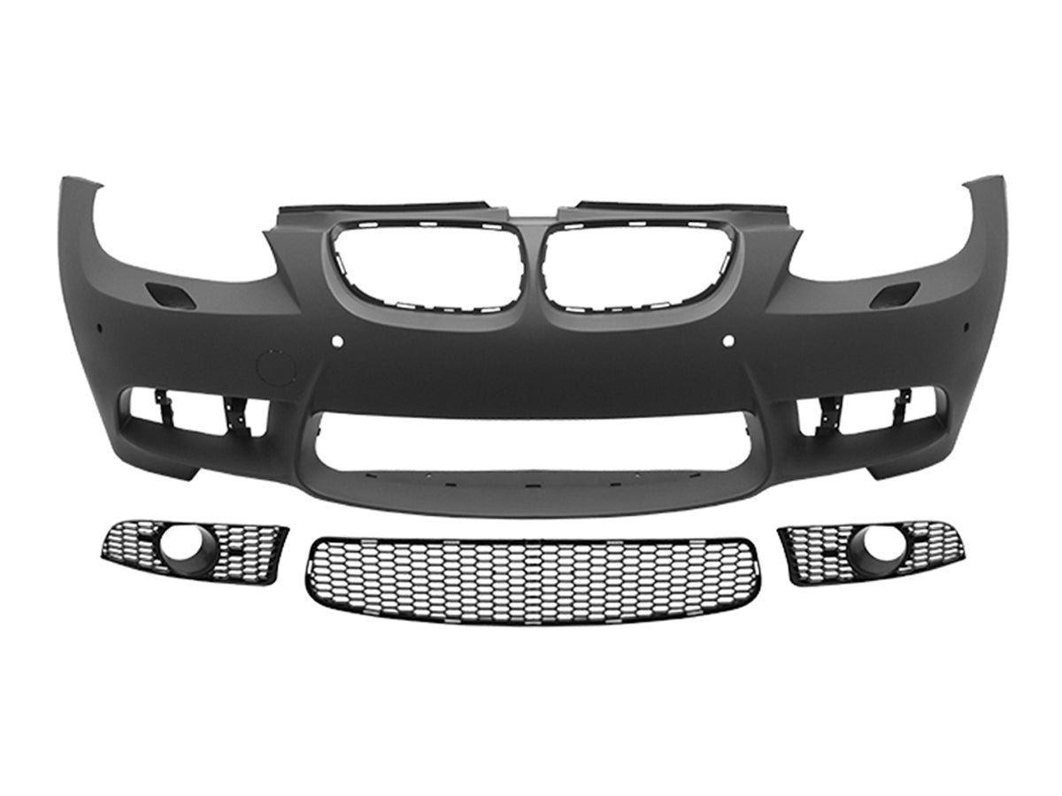 BMW 3 Serisi E92/E93 2006-2009 Uyumlu M3 Style Far Yıkamalı Sis Farlı Komple Ön Tampon Seti - 1. ürün görseli | HY Tuning