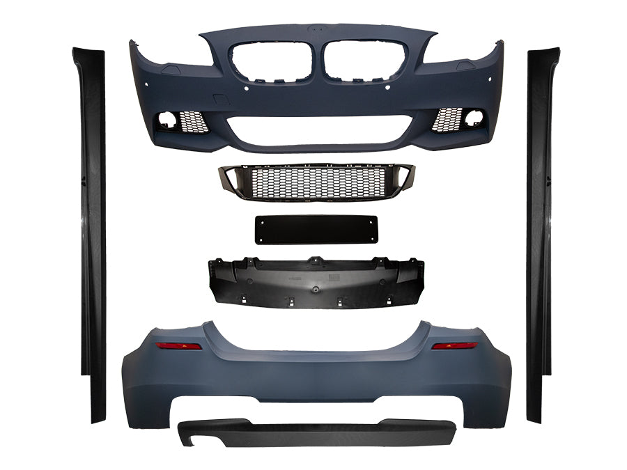Body Kit F10 Far Yıkamalı, Ön/Arka PDC, <OO> Egzoz Çıkışlı, Marşpiyelli -M-Tech- 2010-13