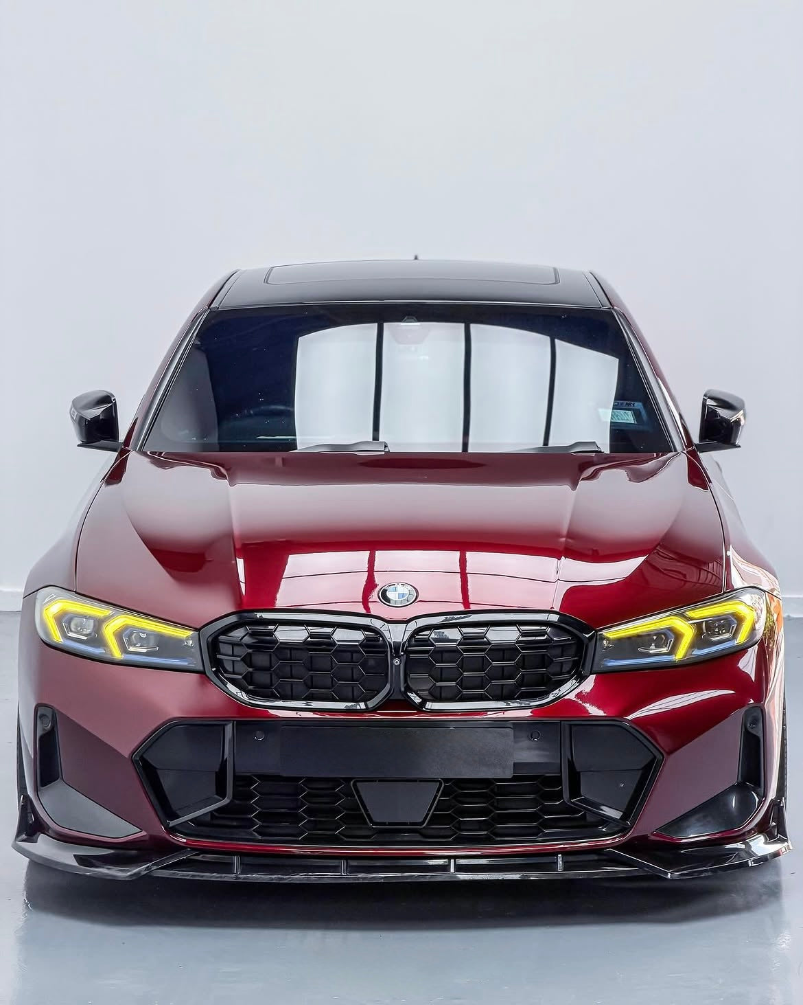BMW 3 Serisi G20 LCI Ön Lip + Sarı DRL + 340 Style Panjur Seti