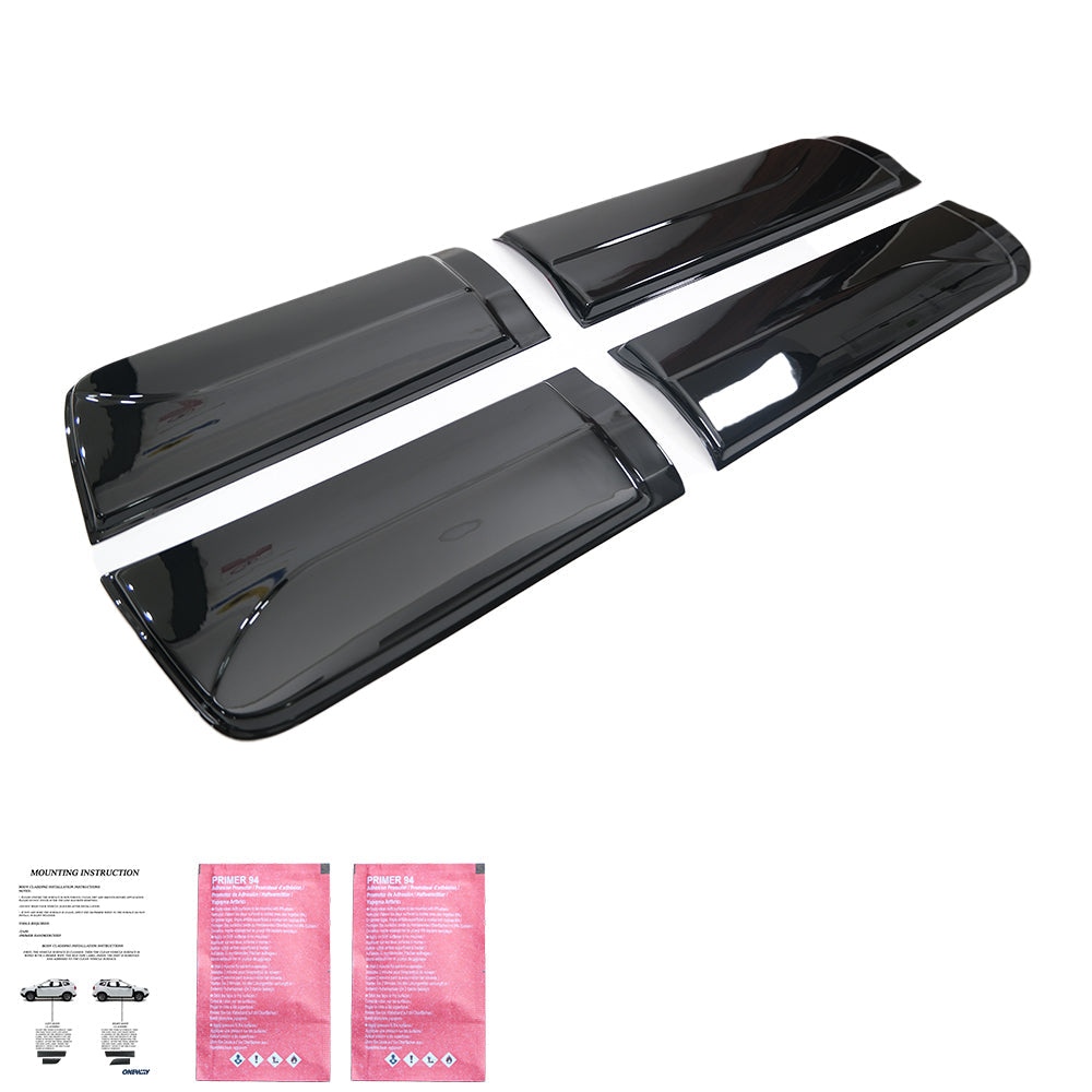 Gövde Kaplama Seti Uyumlu FORD Ranger T6-T7-T8 2012-2022 (Gloss Siyah)