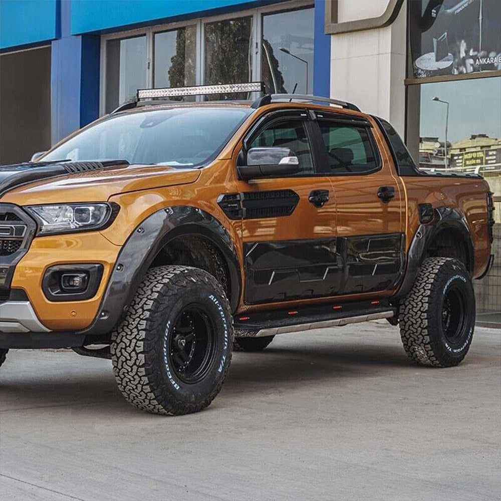 Gövde Kaplama Seti Uyumlu FORD Ranger T6-T7-T8 2012-2022 (Jumbo) Gloss Siyah
