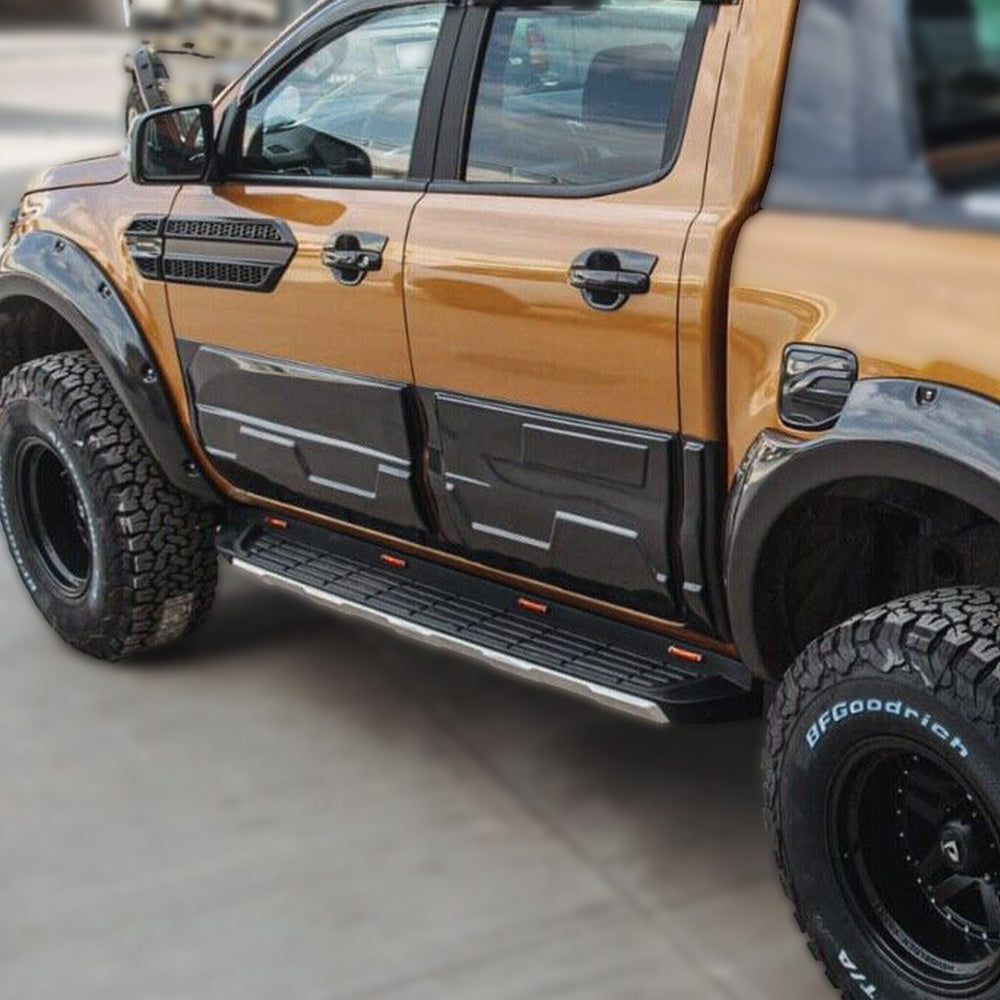 Gövde Kaplama Seti Uyumlu FORD Ranger T6-T7-T8 2012-2022 (Jumbo) Gloss Siyah