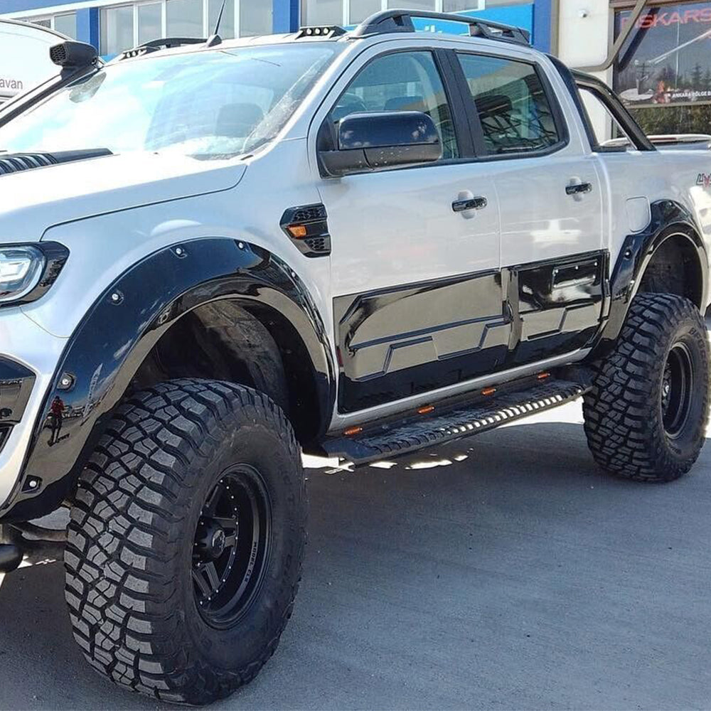 Gövde Kaplama Seti Uyumlu FORD Ranger T6-T7-T8 2012-2022 (Jumbo) Gloss Siyah