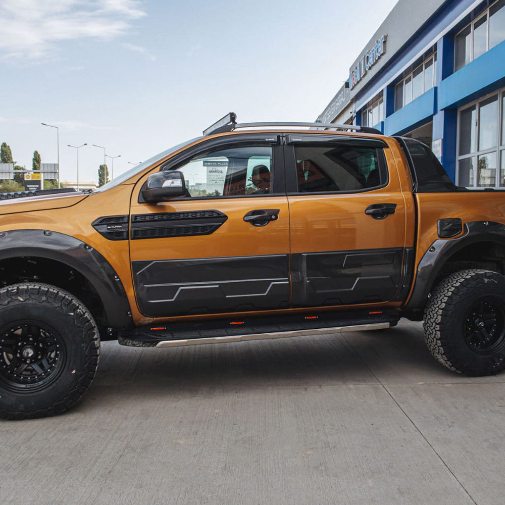 Gövde Kaplama Seti Uyumlu FORD Ranger T6-T7-T8 2012-2022 (Jumbo) Gloss Siyah