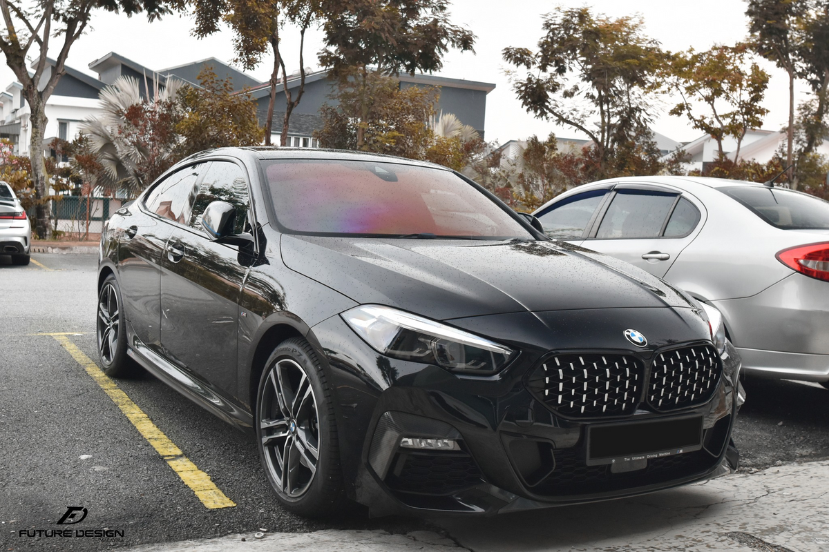 BMW 2 Serisi F44 2019-2024 siyah krom Diamond ön panjur