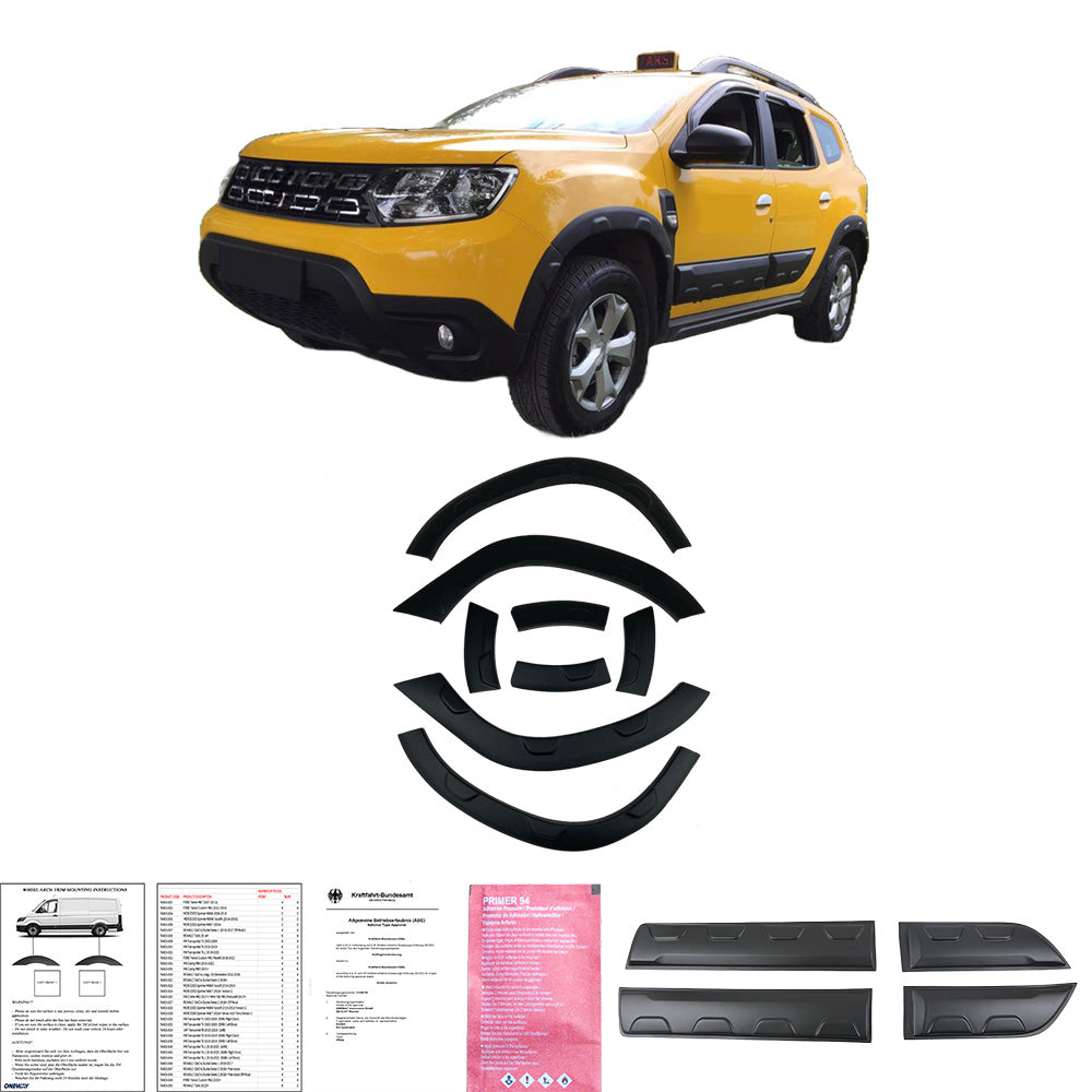 Gövde Kiti Uyumlu DACIA Duster Series 2 2018+ (Offroad) (w / o Duster Marking)