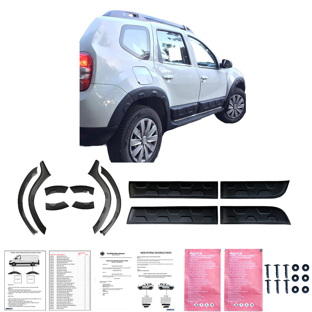 Gövde Kiti Uyumlu DACIA Duster Series 1 2010-2017 (Offroad) (w / o Duster Marking)