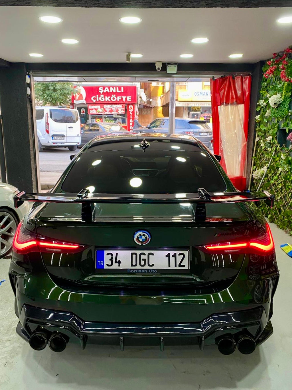 BMW G22 G26 G20 G80 G82 Uyumlu M Performance Style Parlak Siyah Kanat Spoyler (Delme Gerekmez.)