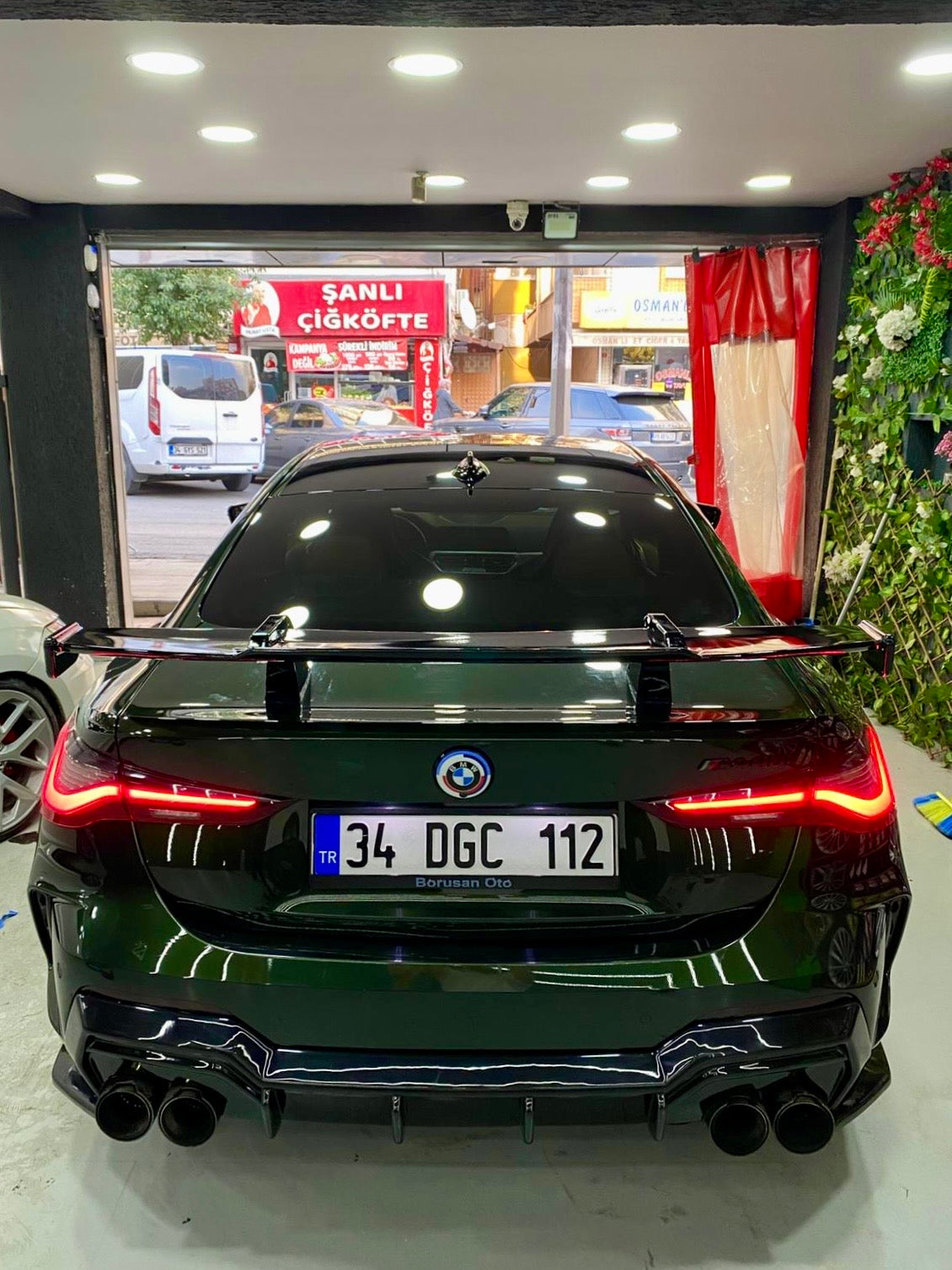 BMW G22 G26 G20 G80 G82 Uyumlu M Performance Style Parlak Siyah Kanat Spoyler (Delme Gerekmez.)