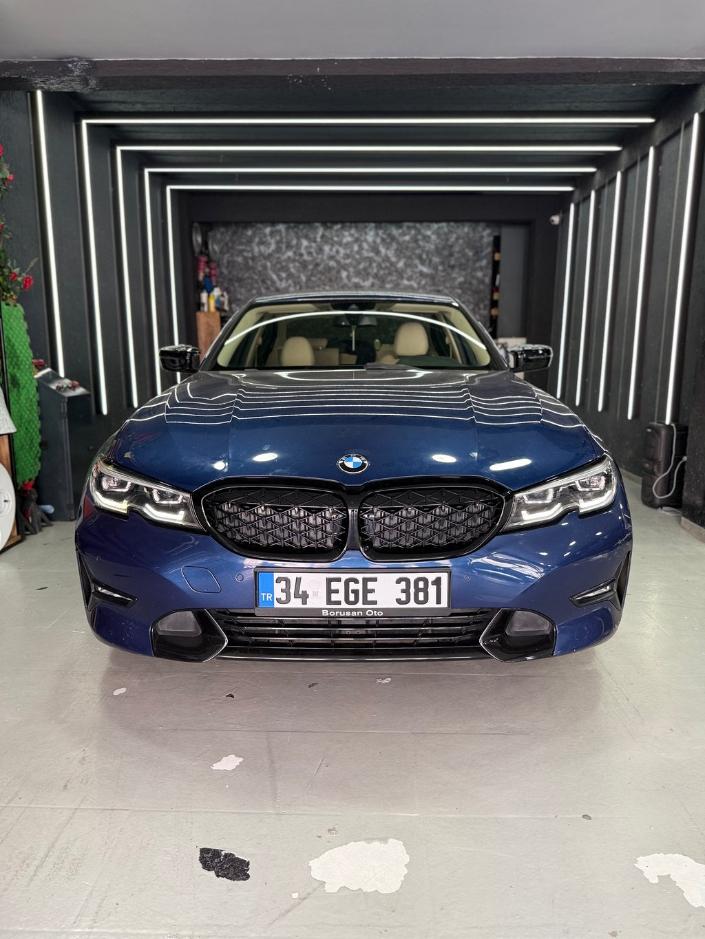 BMW 3 Serisi G20 2018-2022 M340i Diamond Parlak Siyah Ön Panjur