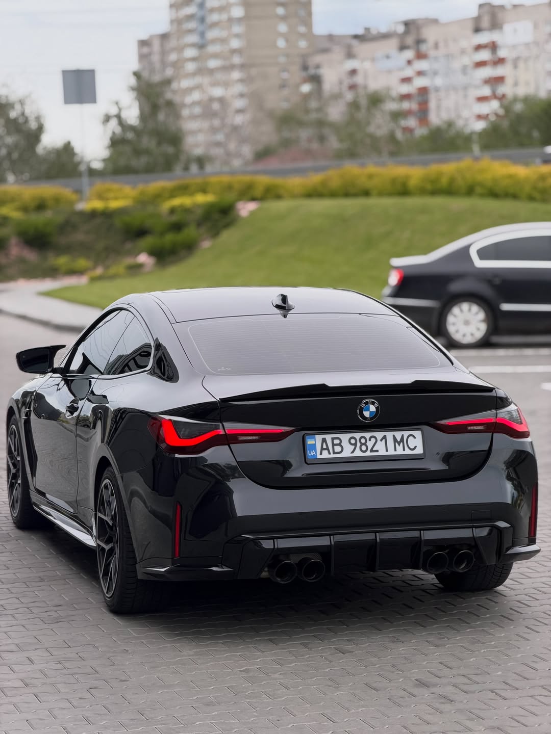 BMW 4 Serisi G22 G23 G82 M4 Parlak Siyah Egzoz Ucu