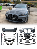 BMW 4 Serisi G22 G23 M4 G82 G83 Style Body Kit ön arka tampon seti