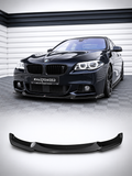 BMW 5 Serisi F10 F11 M Sport 2011-2016 Ön Tampon Eki (Lip) Parlak Siyah