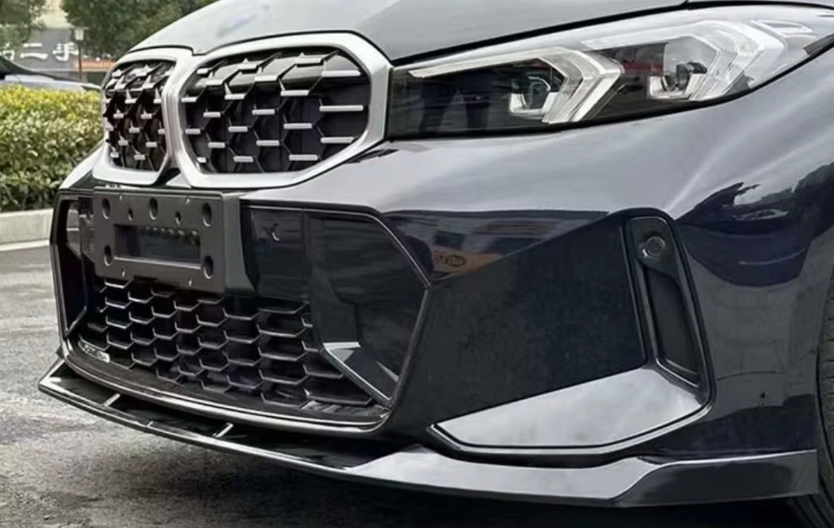 BMW 3 Serisi G20 LCI Facelift Parlak Siyah Ön Tampon Eki Lip