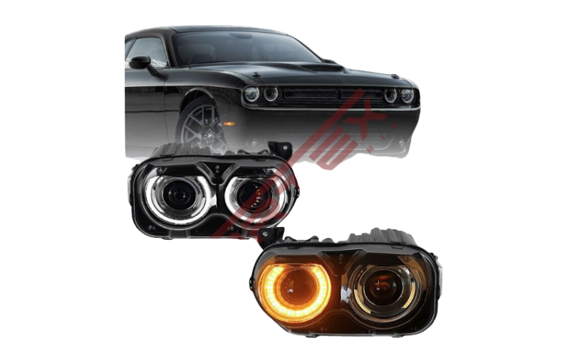 Dodge Challenger 2008-2014 Uyumlu 2015-2022 Görünüm LED Far Takımı